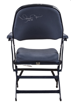 2013 Andy Pettitte Game Used New York Yankees Clubhouse Chair Signed By Mariano Rivera and Used During Mariano Riveras Final Game (MLB Authenticated & Yankees-Steiner)